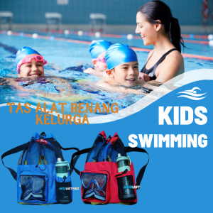 tas kantong kusus perlengkapan peralatan perbeklan alat renang anak dan dewasa ransel renang anak