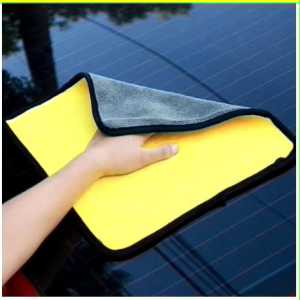 Kain Lap Mikrofiber Multifungsi | Kain Lap  Dapur Kuning | Cleaning Cloth 2 Warna