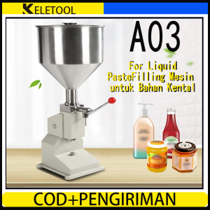 A03 Mesin Pengisian Cairan Pasta Manual Botol Yang Dapat Disesuaikan Pengisian Cairan Pengisian Botol Disesuaikan Cairan Manual Stainless Steel Pneumatic Filling Mesin Pengisi Cairan Cairan Pasta Krim Lotion Pengisi Botol 5-50ml Untuk Kosmetik Krim Tempel