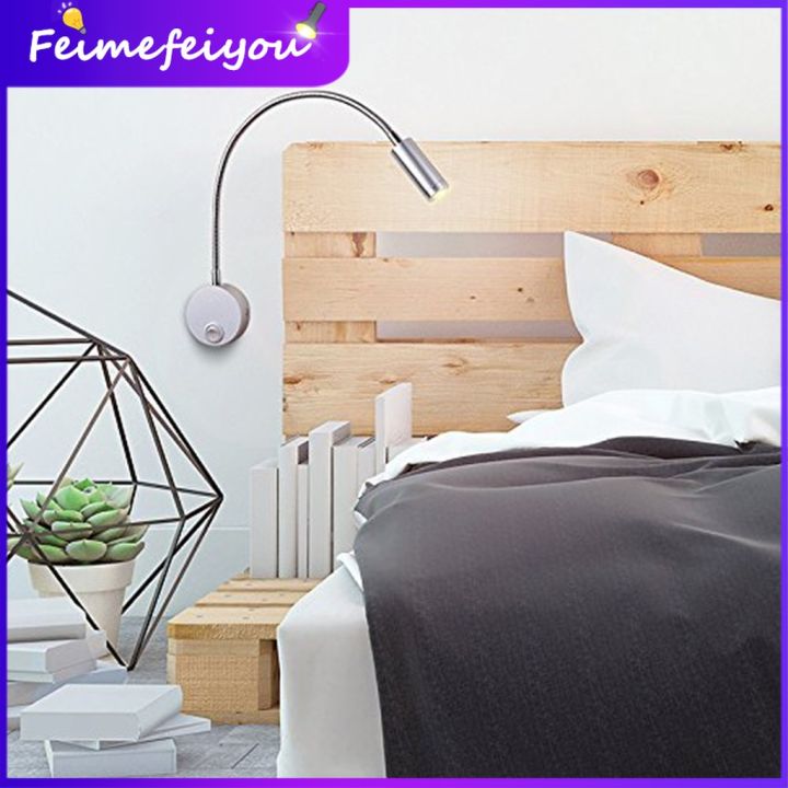 Wall Lamp Flexible Hose LED Modern Wall Lamp 3W Silver Black Flexible