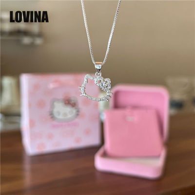 Birthday gift Kitty necklace, female sweet and cute pendant, collarbone chain, gift for girlfriends
