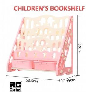 RC-Babykids Bookshelf 3 Layers Plastic Children Storybooks Storage Bookshelf Kids Book Shelf Shelves Case Bookshelves Bookcase Organizer