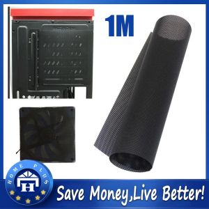 【Local Delivery】 30*100CM PVC Computer PC Dustproof Cooler Fan Case Cover Black Dust Filter Mesh Roll Mesh Hole Cover CYB-PVC-Computer-Mesh-1M