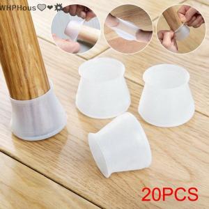 WP💓💛💖 20pcs Silicon Chair Leg Floor Protectors Socks Table Feet Pad Floor Protectors