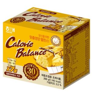Haitai Confectionery Calorie Balance Cheese 7p 266g – Nutrient-Rich Snack for Weight Control | Ships from Korea