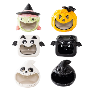 Pumpkin Tealight Holders Halloween Jacks O Lanterns Halloween Decoration Holders Table Centerpieces Home Decors