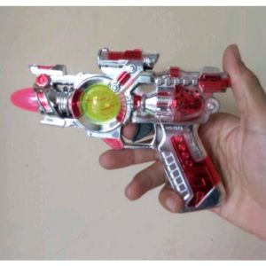Mainan Pistol Bunyi Ada Lampu Dan Suara Y8286 Kemasan Kantong | Mainan Anak Tembak Tembakan Bisa Bunyi Pakai Baterai | Mainan Space Gun Murah Dan Berkualitas Cocok Untuk Anak Cowok Pakai Baterai Games Gun Toy For Boys