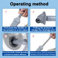 High Pressure Toilet Pump Plunger/Dredger Bathroom Toilet Air Drain Blaster Plunger Sink Dredge Cleaner. 