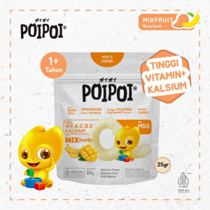 MOM CHOICE POIPOI Snack All Varian Bervitamin Tanpa Pengawet Tanpa MSG 25gram Snack Bayi 1-3 Tahun
