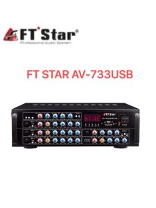 FT STAR AV-733USB 1000Wx2 Karaoke Mixing Amplifier With USB and SD PortFM
