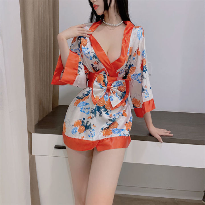 SGC Dress Kimono Sexy Lingerie Babydolls and Chemises For Women In Winter  Japanese Kimonos Pajamas Suspenders Adult Fun Lingerie Flirtatious Clothing  Hot And Spicy Short Suit - Lazada | Lazada PH