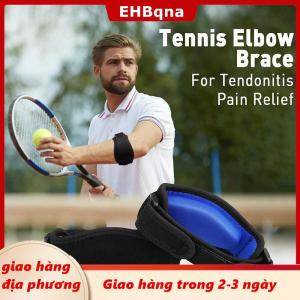 [COD] EHBqna 3PF Ship within 24 hours 1pcs khuỷu tay cú đúp cho quần vợt golfer thể thao bảo vệ có thể điều chỉnh cánh tay ban nhạc Silicone nén Pad viêm gân giảm đau người đàn ông Phụ nữ