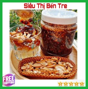 (FREESHIP) Đá me rim khóm mè rang hủ 1Kg kèm đậu phộng