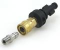1/4” Quick Connect Coupler Set (Brass/Stainless). 