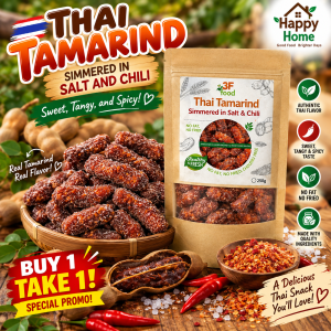 [BUY 1 TAKE 1] Thai Tamarind simmered in salt and chili - Delicious sour & spicy snacks