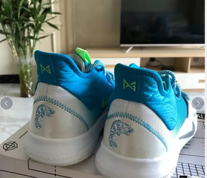 PG6 Paul George sneakers All-Star pg5 Pickled Pepper Low-Top Black and  White Lighting PG3 Practical Basketball Shoes