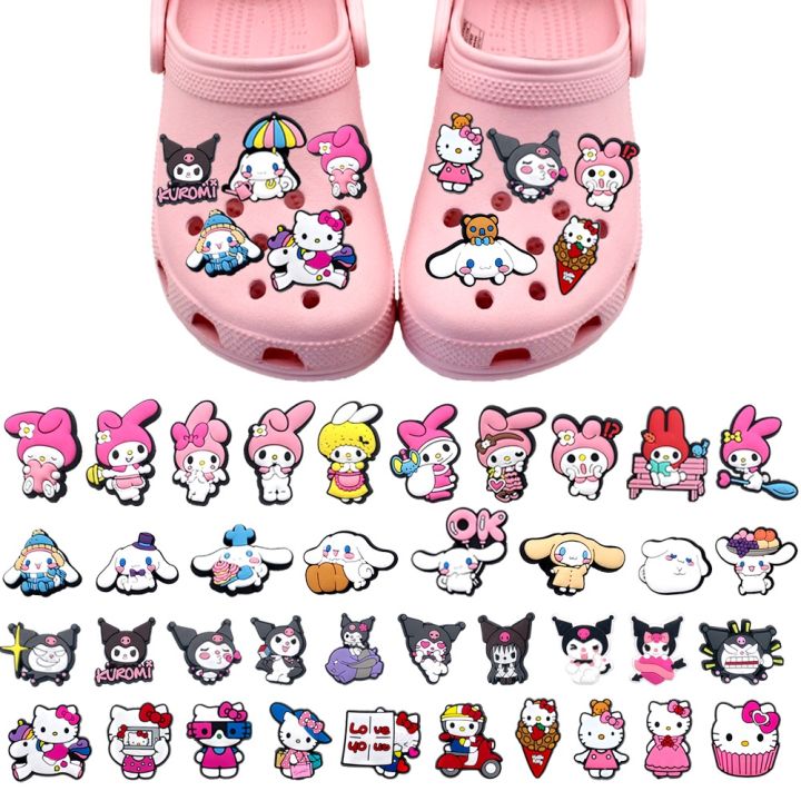 PRETTY Sanrio Cartoon Melody Yugui dog Kulomi Hello kitty Crocs