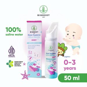 (LUAR JABODETABEK PAKAI CARGO) Bigroot Nose Hygiene Ultra Gentle Baby 50ml