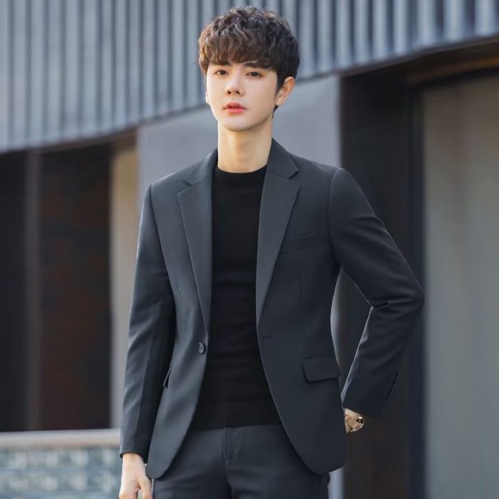 Men's Suits, Formal Wear, Casual Korean Style Autumn Professional