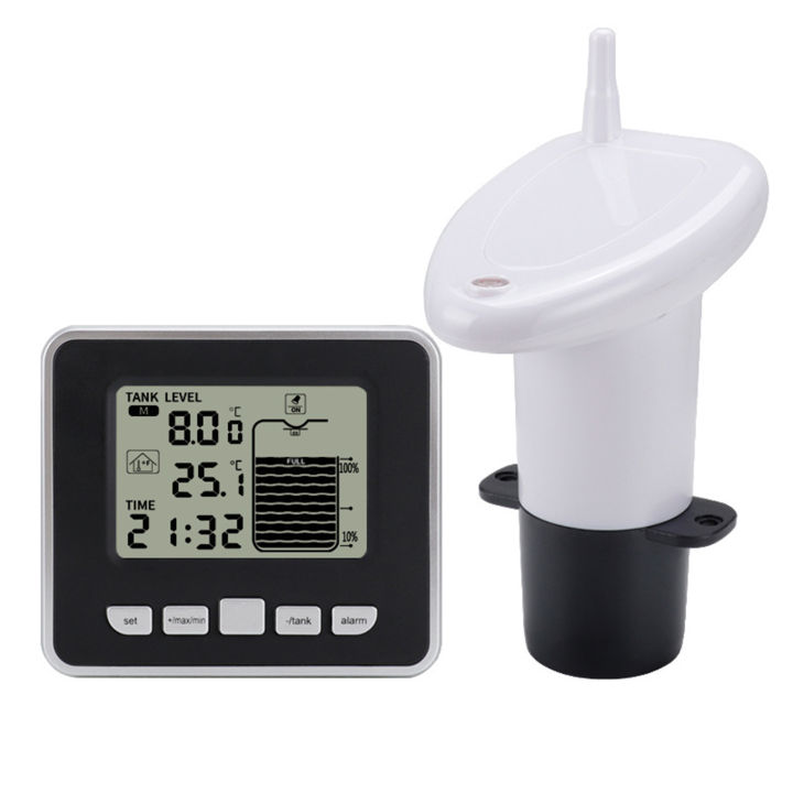 Multifunctional Ultrasonic Electronic Water Tank Level Gauge with Time ...