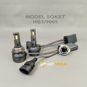 LAMPU LED MOBIL SUPER TERANG SOMAX H4 H11 H16 H8 H9 H1 H7 HB3 9005 HB4 9006 HIR2 9012 H27 880
