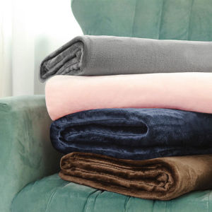 Selimut Microfiber Blanket Fluffy Flannel Soft Super Soft Warm and Comfort Single Queen Blanket Bulu Lembut Gebu Baldu