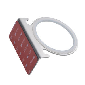 AE304 Stainless steel hair dryer holder for hotel bathrooms no-drill installation