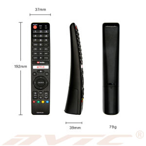 Sharp LED Smart TV Remote Control Supports YouTube and Android TV Apps Easy to Use. High-power infrared transmitter multi-angle sensing technology extended 33ft / 10m precise control range.