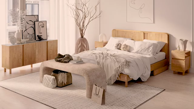 SB Design Square SB FURNITURE ชุดห้องนอนขนาด 6 ฟุต รุ่น Skift พร้อม ...