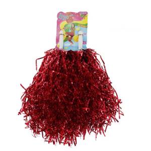 2pcs Pom Pom Cheerleader Nari Tari Rumbai Foil Bola Bunga Cheerleader