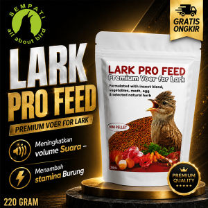 SEMPATI FREE GANTUNGAN BUAH Pakan Vien Mix Seed Kemasan Botol Voer Pur Harian Lomba Burung Branjangan Kenari Finch Bush Lark Daily Premium Seed Pakan Burung Pemakan Biji Makanan Burung Branjangan Lark