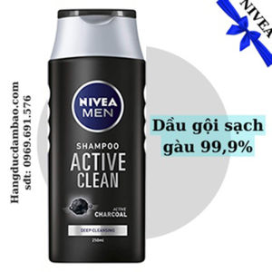 Dầu gội Nam than hoạt tính sạch sâu Nivea Men Active 250ml