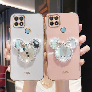 Kim tuyến lấp lánh thời trang gấu Make-up gương kim cương chủ Ốp mềm cho Vivo y15s y15a Y21 y21s y21a y21t Y20 y20i y20s y12s y12a Y01 Y22 Y35 Y16 y02 Y19 slippy Electroplate vỏ lưng chống sốc