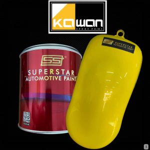 KAWAN PAINT 4 COLOUR CODE PAINT YELLOW (CRYSTAL) BY SUPERSTAR