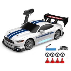 1/24 Remote Control Drift Car 4Wd High Speed Racing Toy with Led Lights for Kids and Adults