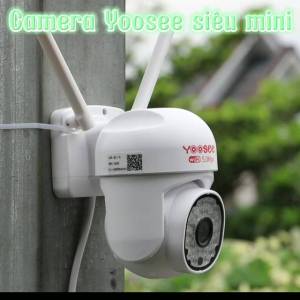 Camera IP Yoosee Ngoài Trời PTZ mini 36LED 5.0Mpx 1080P - chống nước xem đêm có màu - BH 12 tháng Lỗi 1 đổi 1