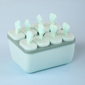 Gratis Semua - Cetakan Ice Cream / Cetakan Es Batu Dengan Tutup / Cetakan Es Krim Stik / Cetakan Es Krim 8 Slot / Es Loli DIY