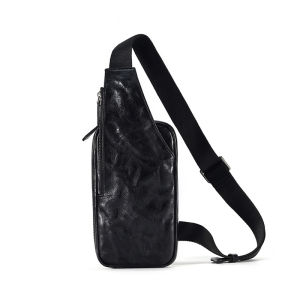 Edern New Rau da thuộc Túi đeo chéo cho cổ điển cho nam Túi đeo chéo đơn giản da bò thật Túi Đeo Túi đeo hông cho Nam Túi đựng điện thoại