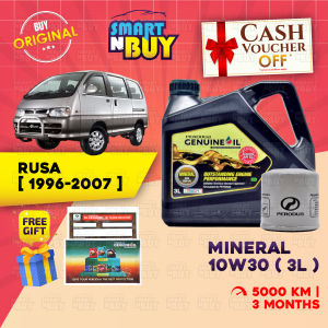 Perodua Engine Oil 10W30 Mineral Original Minyak Hitam Kereta Perodua Rusa 1996 - 2007 Minyak Enjin Kereta