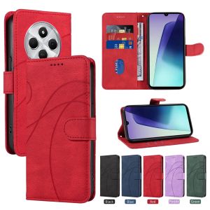 For OPPO Reno 12F 11F 8T 8Z 7Z 6Z 5Z / Reno 12 11 10 8 Pro 7 5G / Reno 5F 4F Phone Case Magnetic Leather Wallet Card Slot Couples Flip Cover Casing