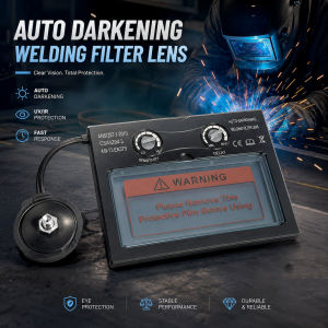 Lensa Las Auto Darkening Welding Filter Lens Otomatis Kacamata Kedok Automatic TX500CF