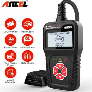 (TOP Selling) ANCEL AS100 OBD2/EOBD Professional Automotive Scanner Check Engine OBDII Code Reader Auto Car Diagnostic Tool for All Cars Philippines Free Update CR3001