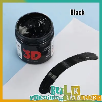 BK 100ML Acrylic Paint Set for Painting Textile Nail Fabric Glass Professional Art Tool Art Pigment