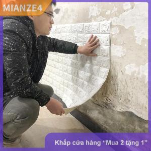 [COD] MIANZE4 Miếng dán tường gạch xốp tự dính cổ điển 3D 35x38.5cm Miếng Dán Tường cải tạo trang trí phòng ngủ chống nước chống va chạm