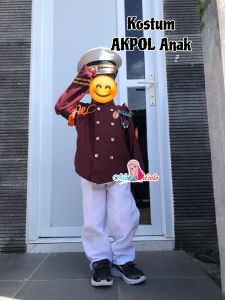 Taruna Akpol Anak Laki-laki Dan Perempuan / Baju Profesi Karnaval Anak Akmil Baju Karnaval Satu Set