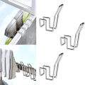 Shoe Hanger Stainless 1/3Pcs Portable Shoes Drying Rack Hook Steel Shoes Drying Rack Antiskid. 