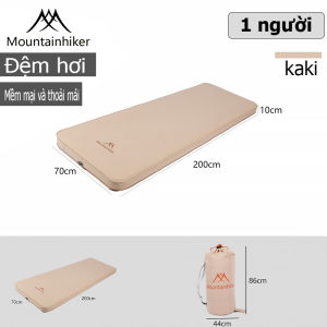 MOUNTAINHIKER Outdoor Camping Air Mattress Double Sponge Self Inflating Sleeping Pad Cheese Air Cushion Comfortable Bed