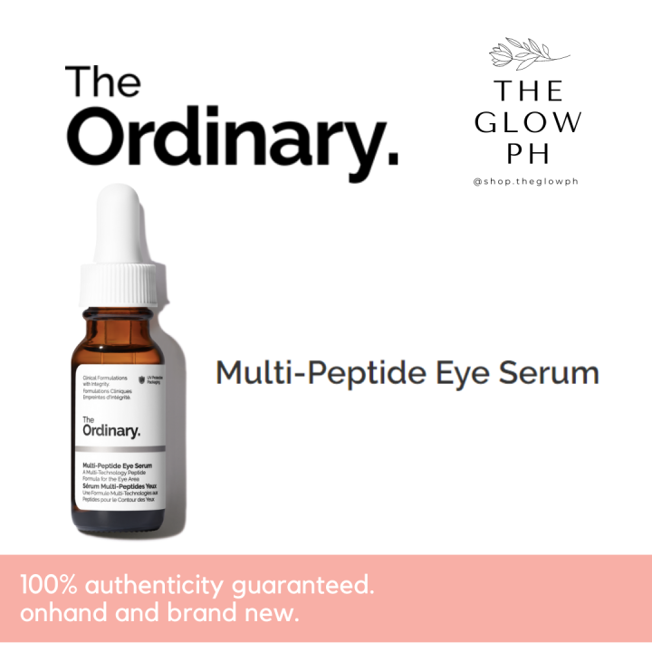 [AUTHENTIC] The Ordinary Multi Peptide Eye Serum 15ML | The Glow PH