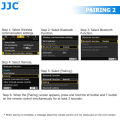 JJC BTR-C1 Bluetooth Wireless Remote Control Camera Shutter Switch BR-E1 for Canon PowerShot V10 EOS R100 R50 R8 R10 R7 R5C R3 R R5 R6 RP M50, M50 Mark II, 6D Mark II, M6 Mark II, M200, 90D 77D 200D II, 200D, Rebel T7i, T8i, 90D, EOS M6 Mark II, Camera. 