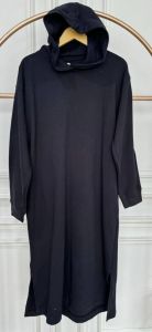 Long Sleeve Hoodie Sweatshirt Dress by Uniql* - Hoodie Dress Wanita